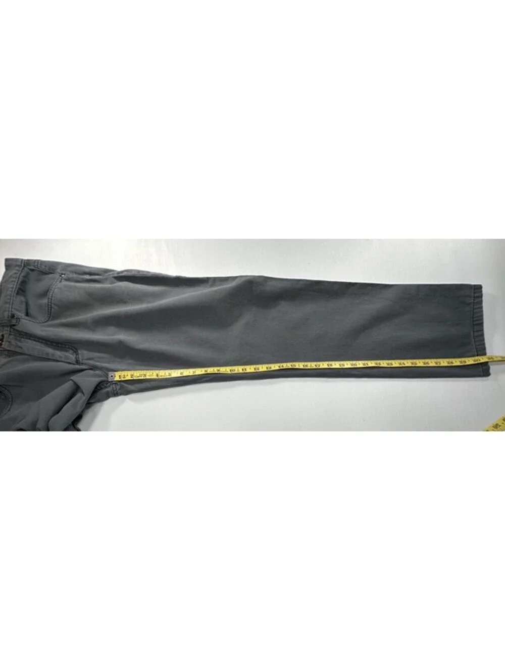 Roundtree Yorke Flat Straight Casuals Chinos Gray Mens 32/32